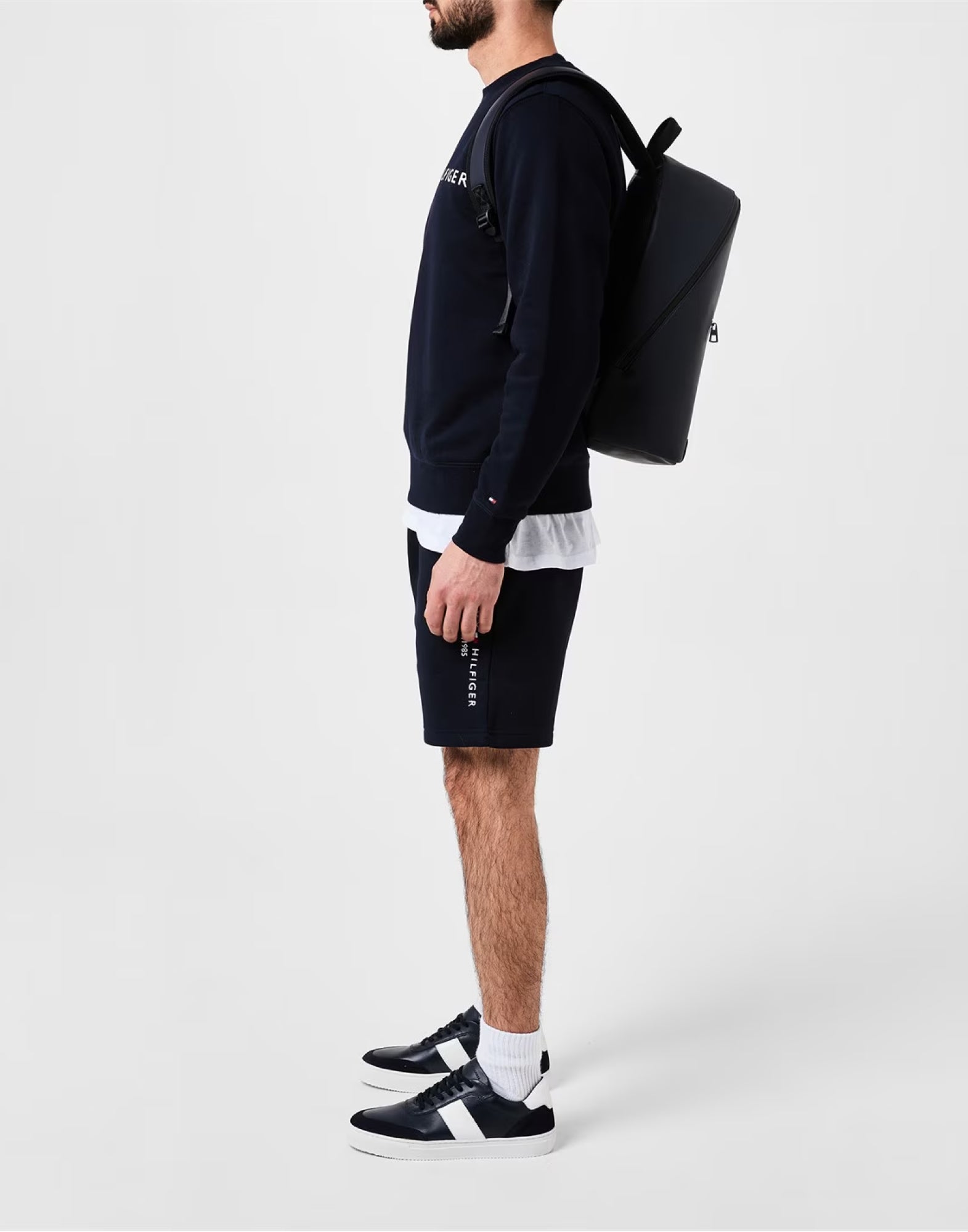 TOMMY HILFIGER Premium Cupsole Stripe Sneakers for Men