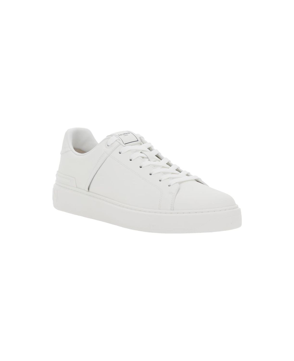 BALMAIN Court Calfskin Sneakers for Men