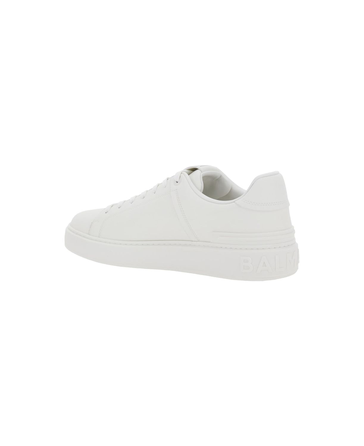 BALMAIN Court Calfskin Sneakers for Men
