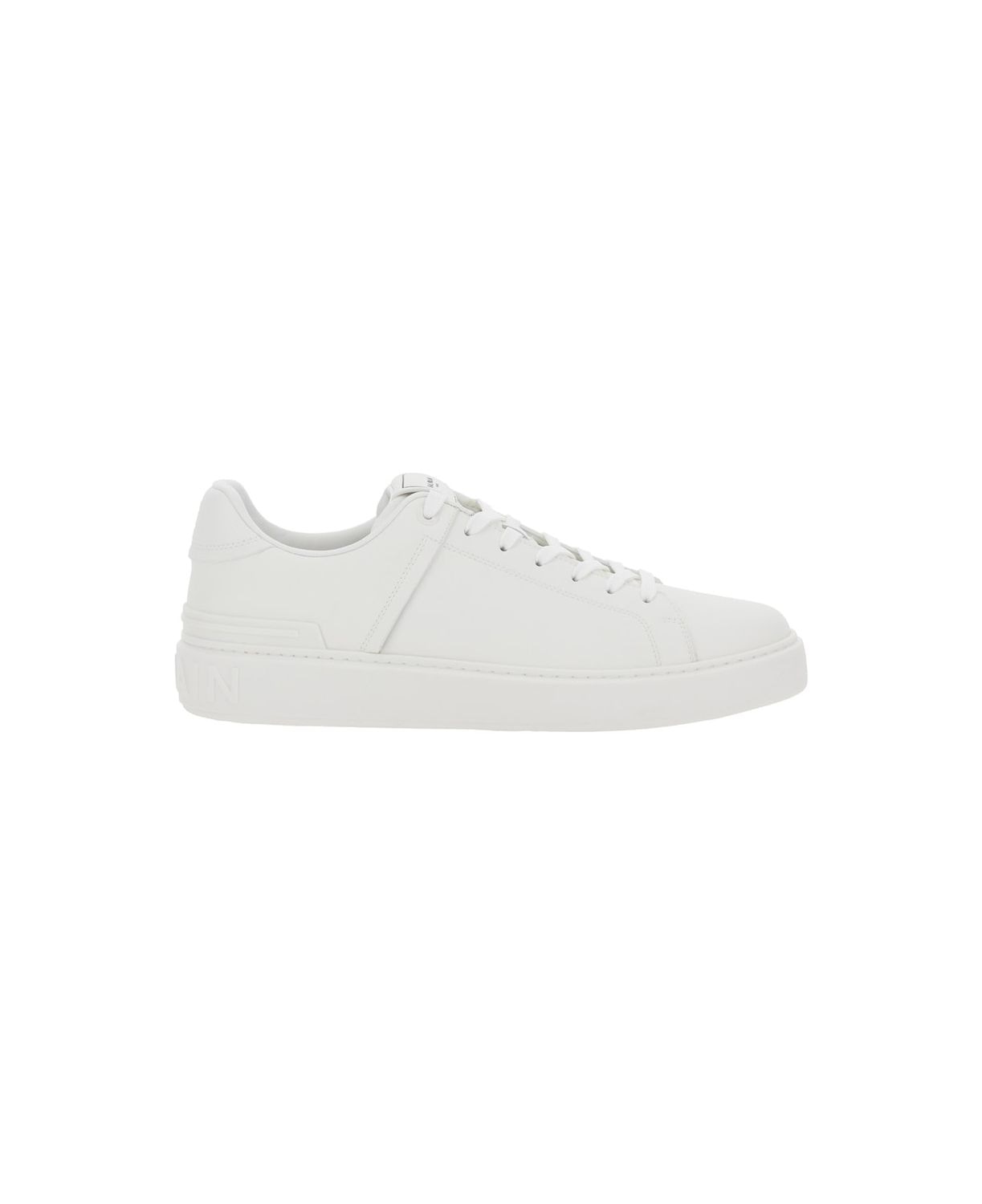 BALMAIN Court Calfskin Sneakers for Men
