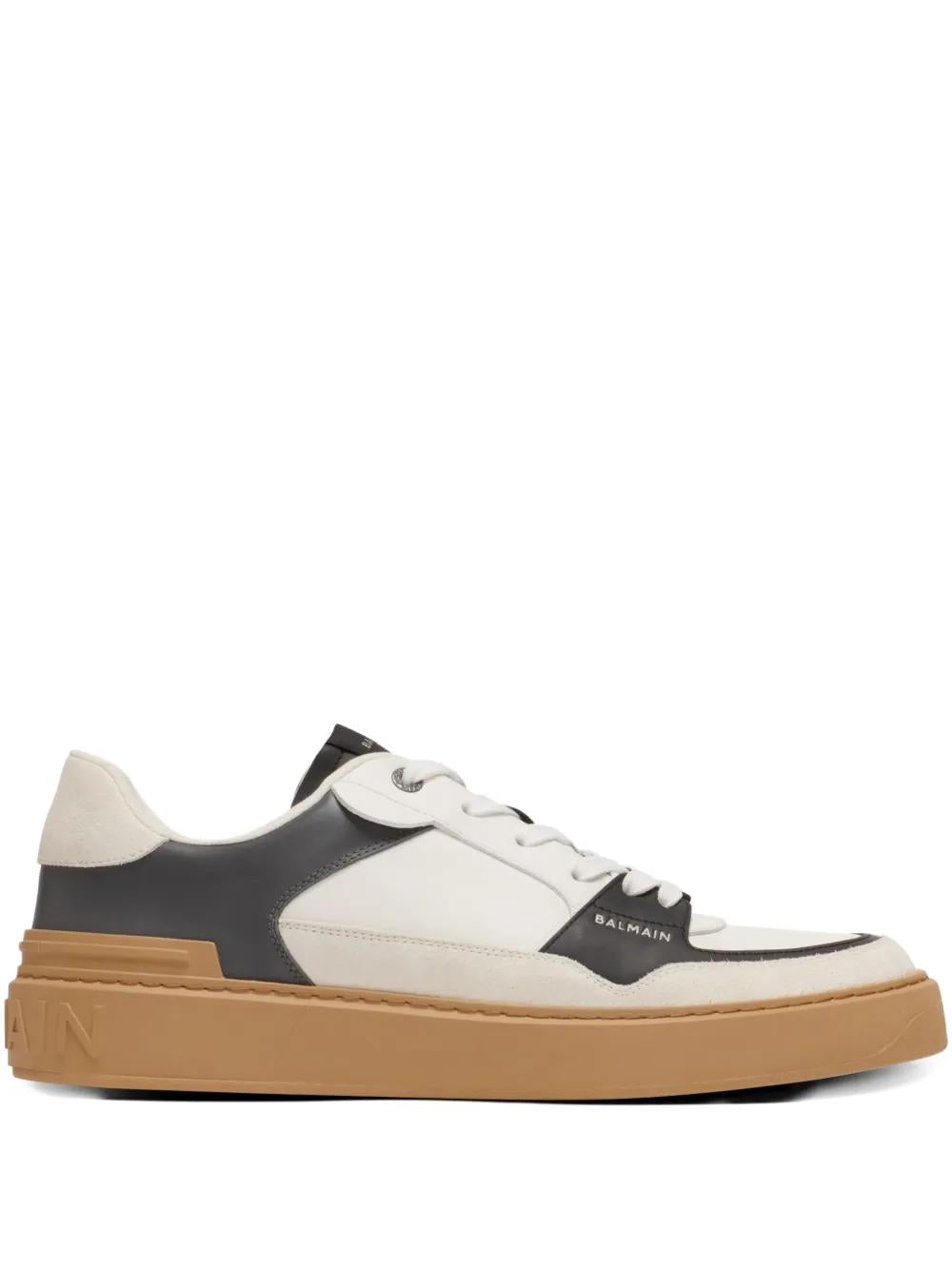 BALMAIN B-Court Flip Leather Sneaker for Men