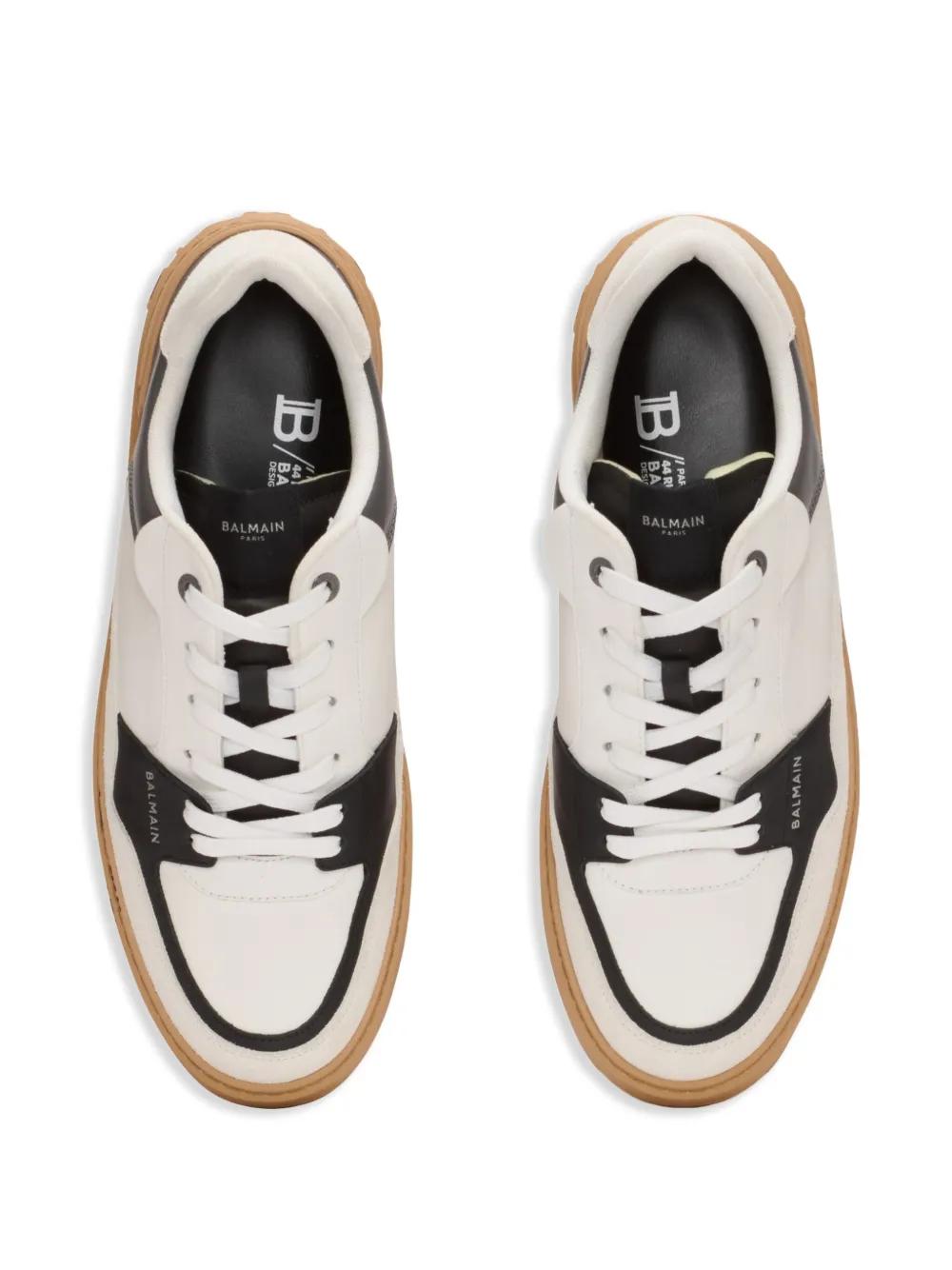 BALMAIN B-Court Flip Leather Sneaker for Men
