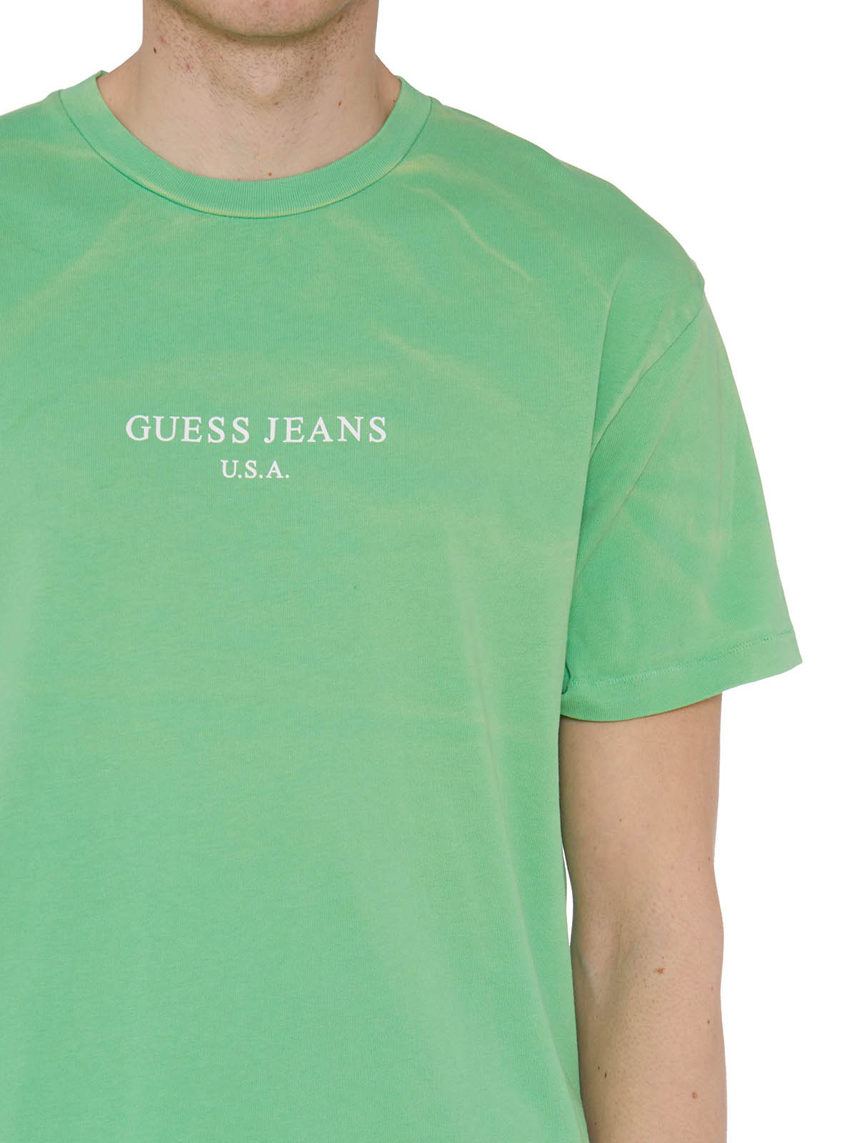 GUESS Men's Crew Neck T-Shirt - Size M