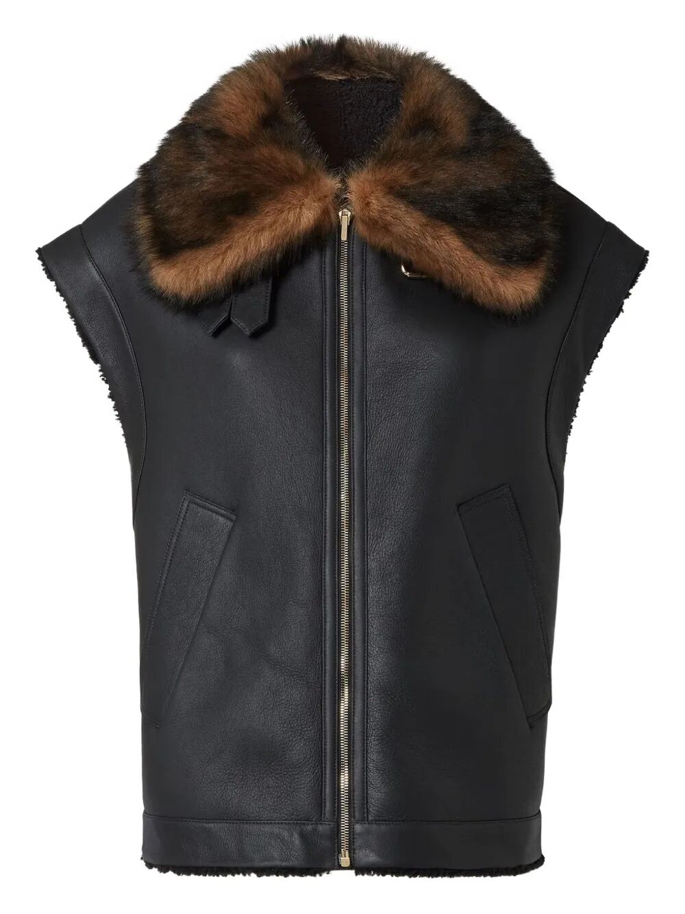 FENDI Nappa Shearling Gilet for Women
