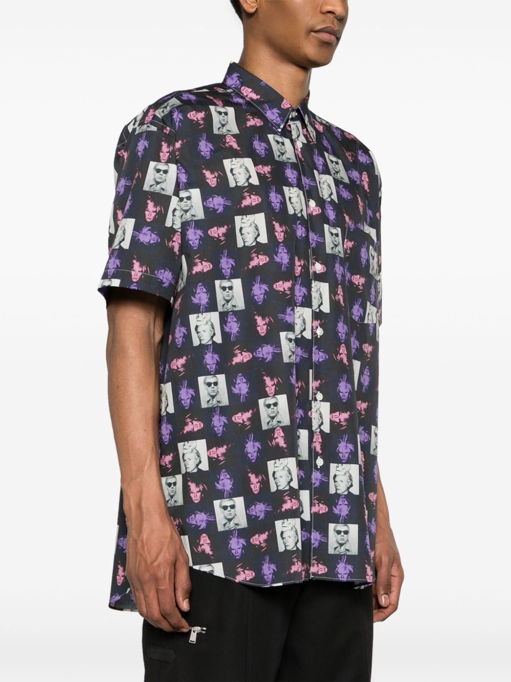 COMME DES GARÇONS Men's Printed Poplin Shirt - SS24 Collection