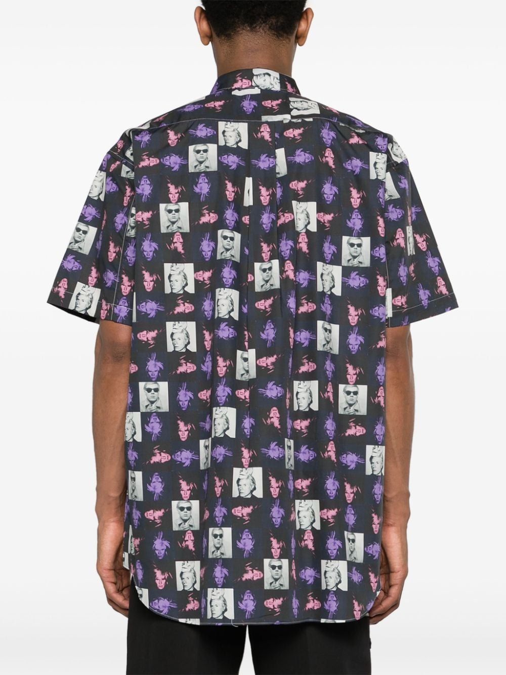 COMME DES GARÇONS Men's Printed Poplin Shirt - SS24 Collection
