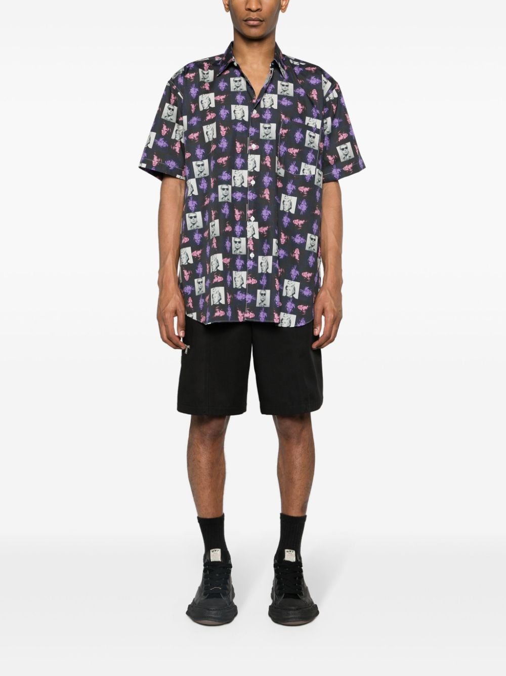 COMME DES GARÇONS Contemporary Printed Cotton Shirt