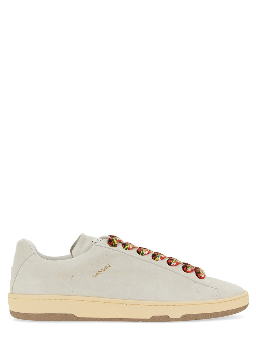 LANVIN Leather Logo Sneakers for Men