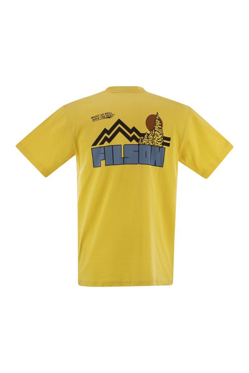 FILSON Frontier Graphic T-Shirt with Chest and Back Design