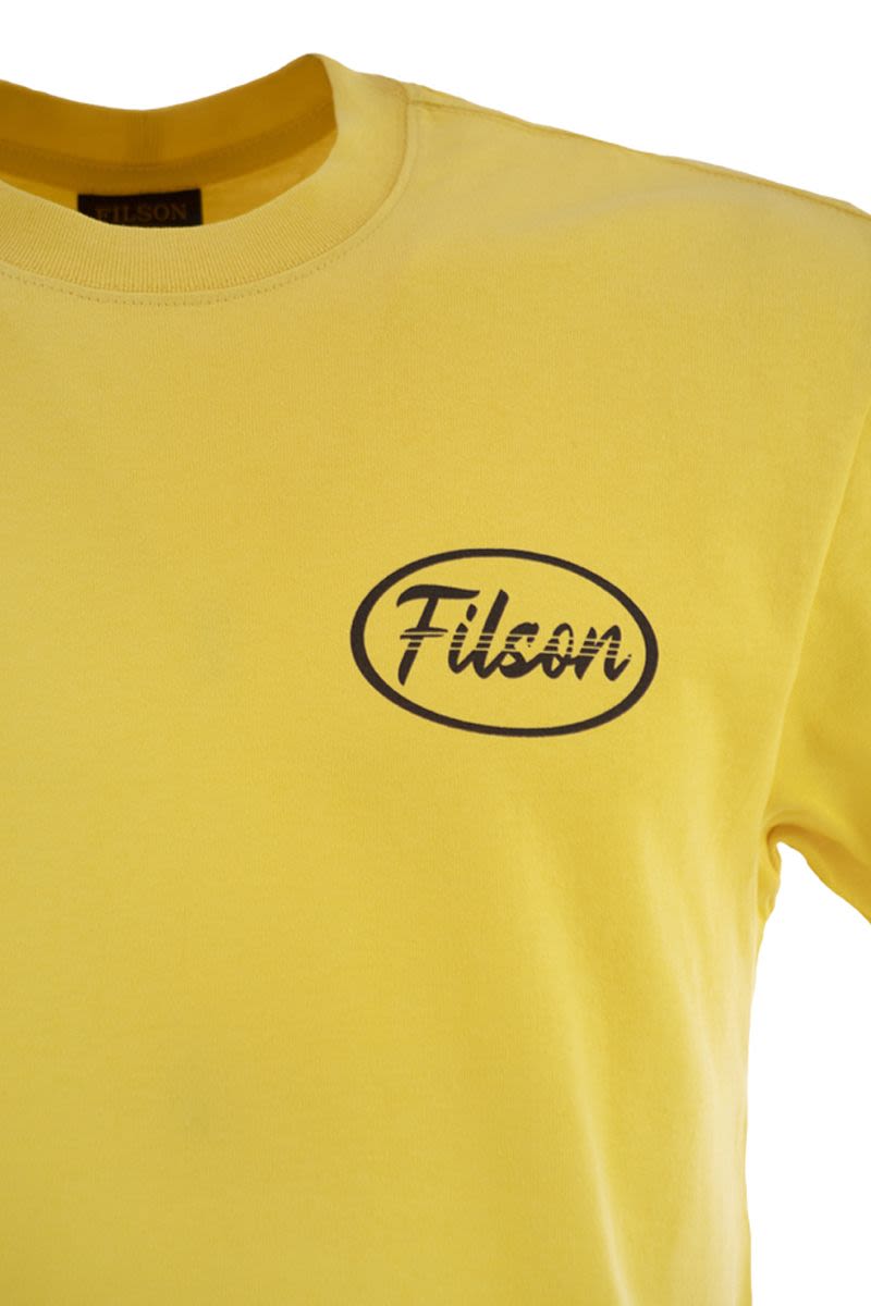 FILSON Frontier Graphic T-Shirt with Chest and Back Design