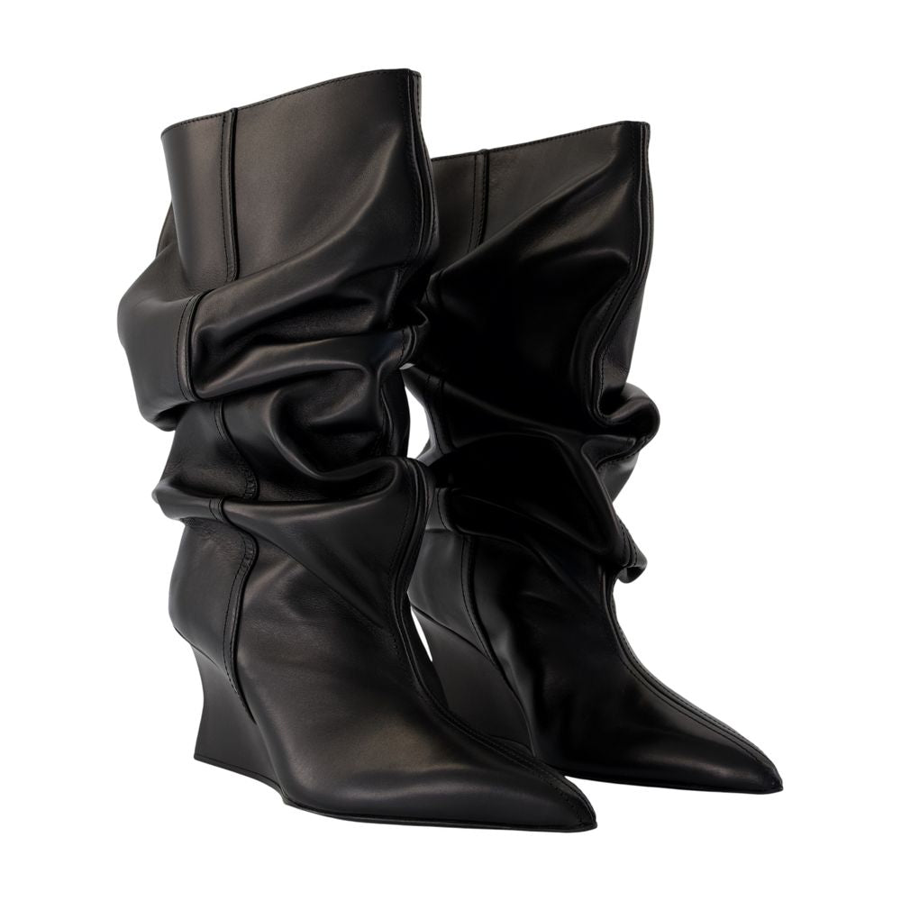 BALMAIN Wedge Ankle Boots for Women