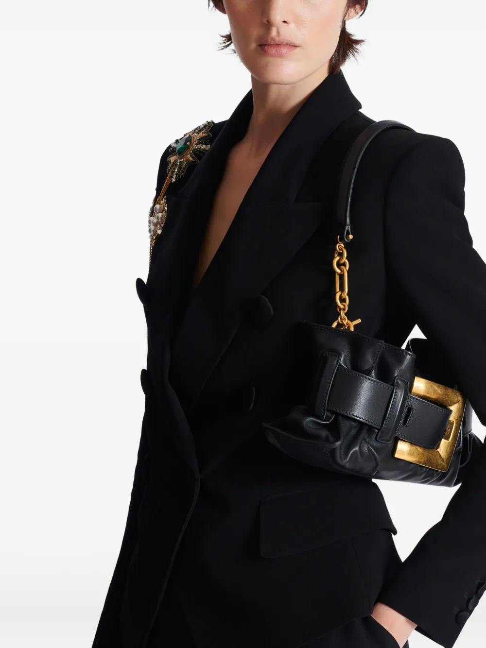 BALMAIN Mini Anthem Shoulder Handbag
