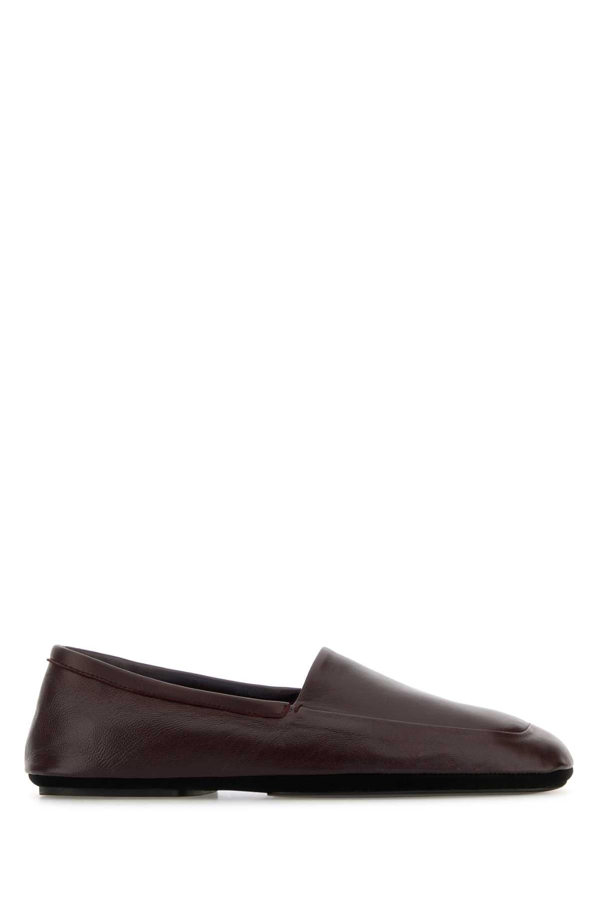 LEMAIRE Leather Indoor Slippers for Men - FW25
