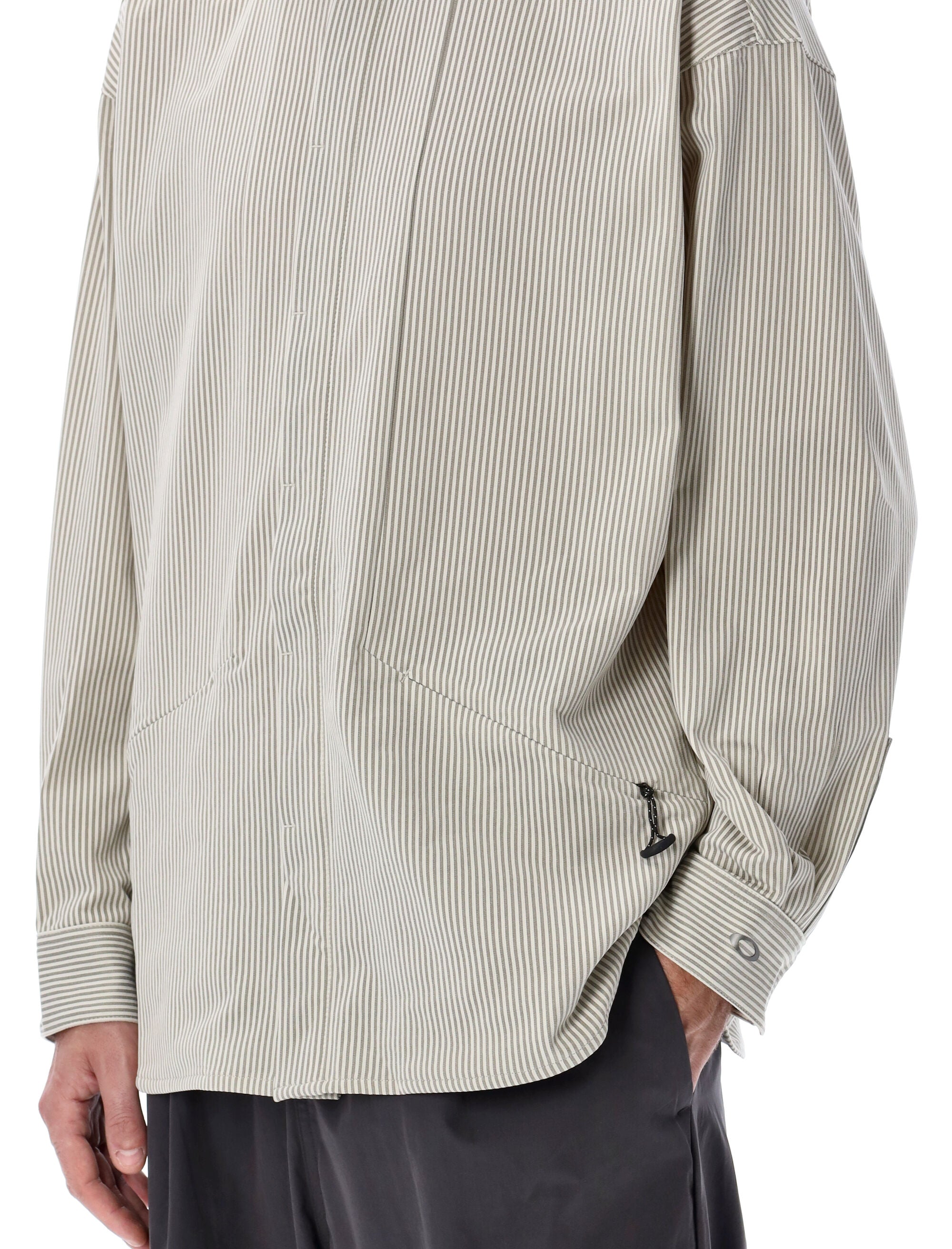 OAKLEY Men's Long-Sleeve Vertical Stripe Shirt