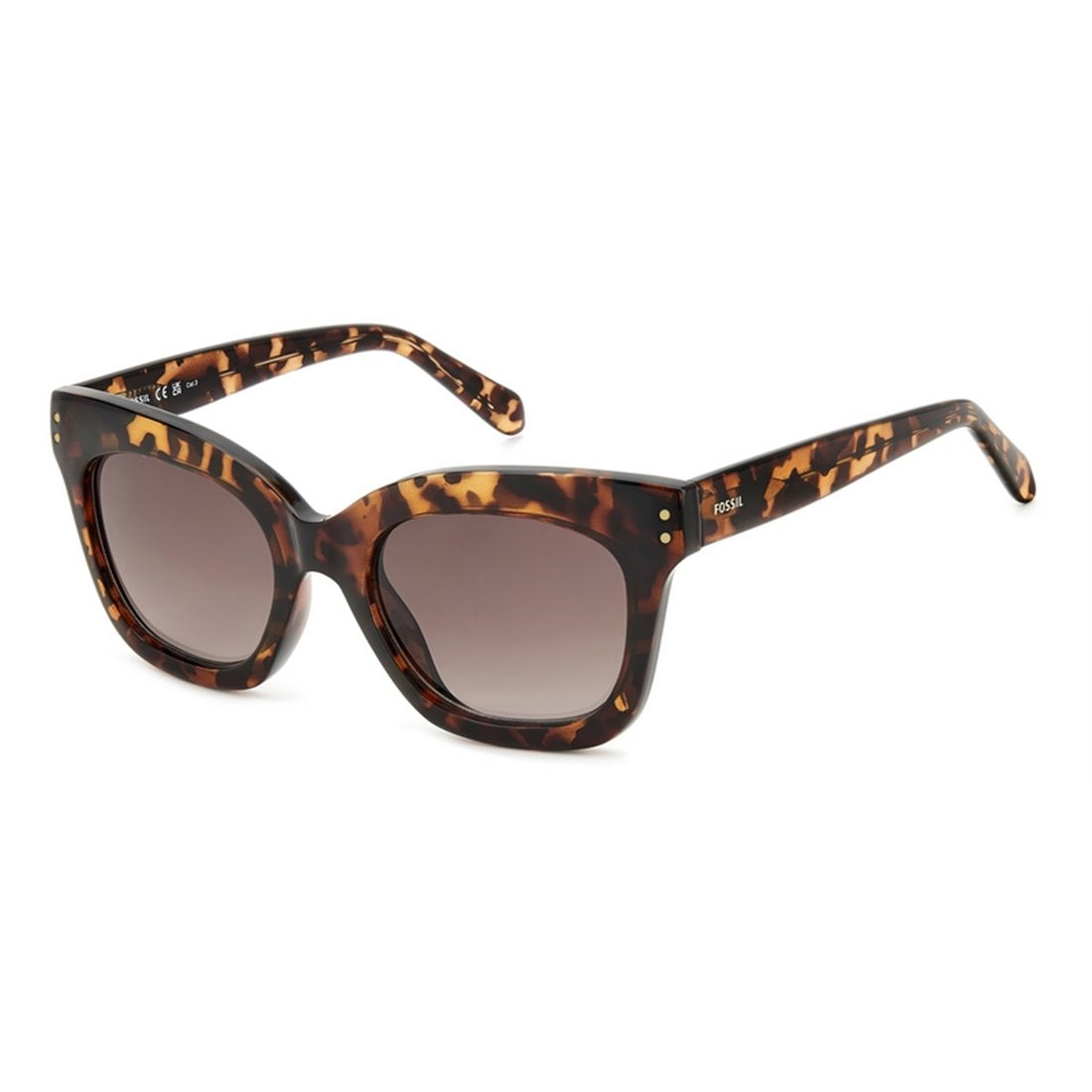 FOSSIL Chic Round Frame Sunglasses for Women