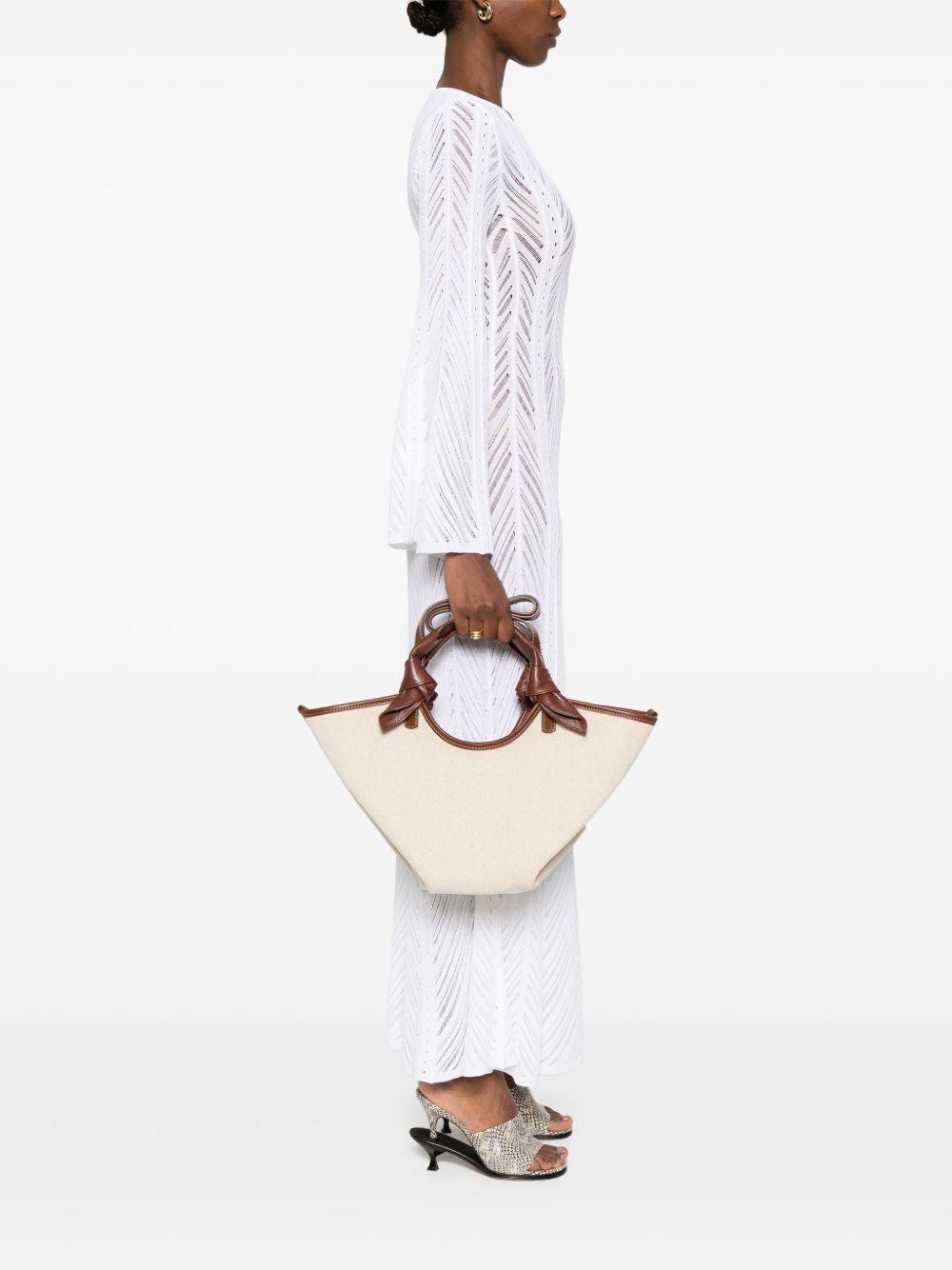 HEREU Mini Canvas Tote Handbag