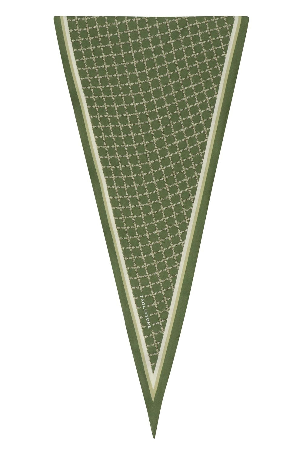 TAGLIATORE Cotton and Silk Scarf, 130X31 CM