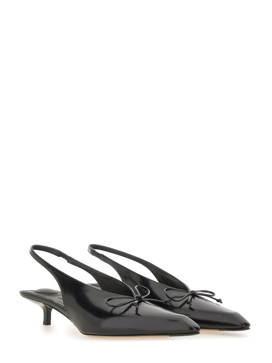 JACQUEMUS The Cubisto Slingbacks - Women's Leather Pumps
