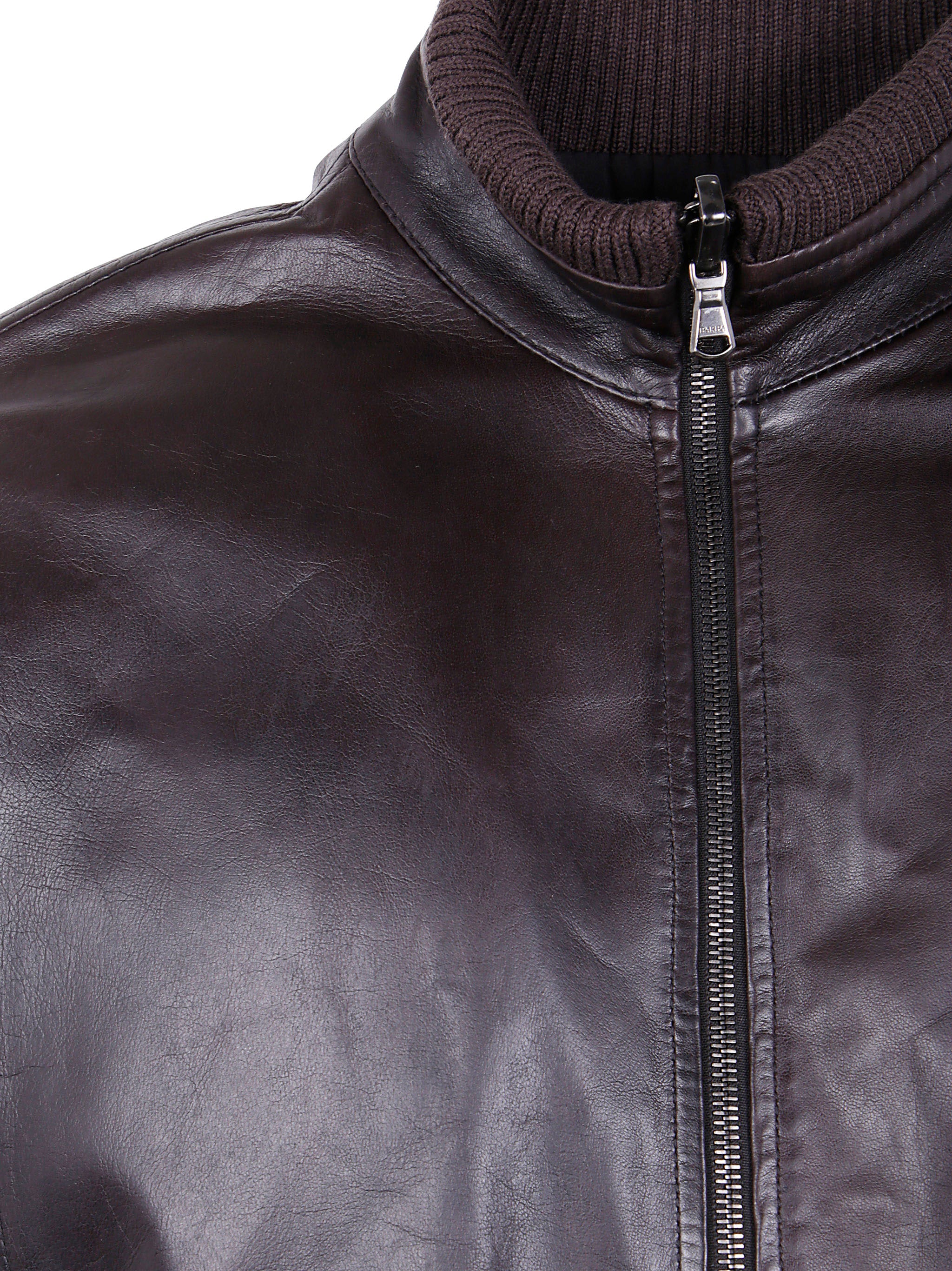 BARBA Napoli Men's Fox Reversible Leather Jacket