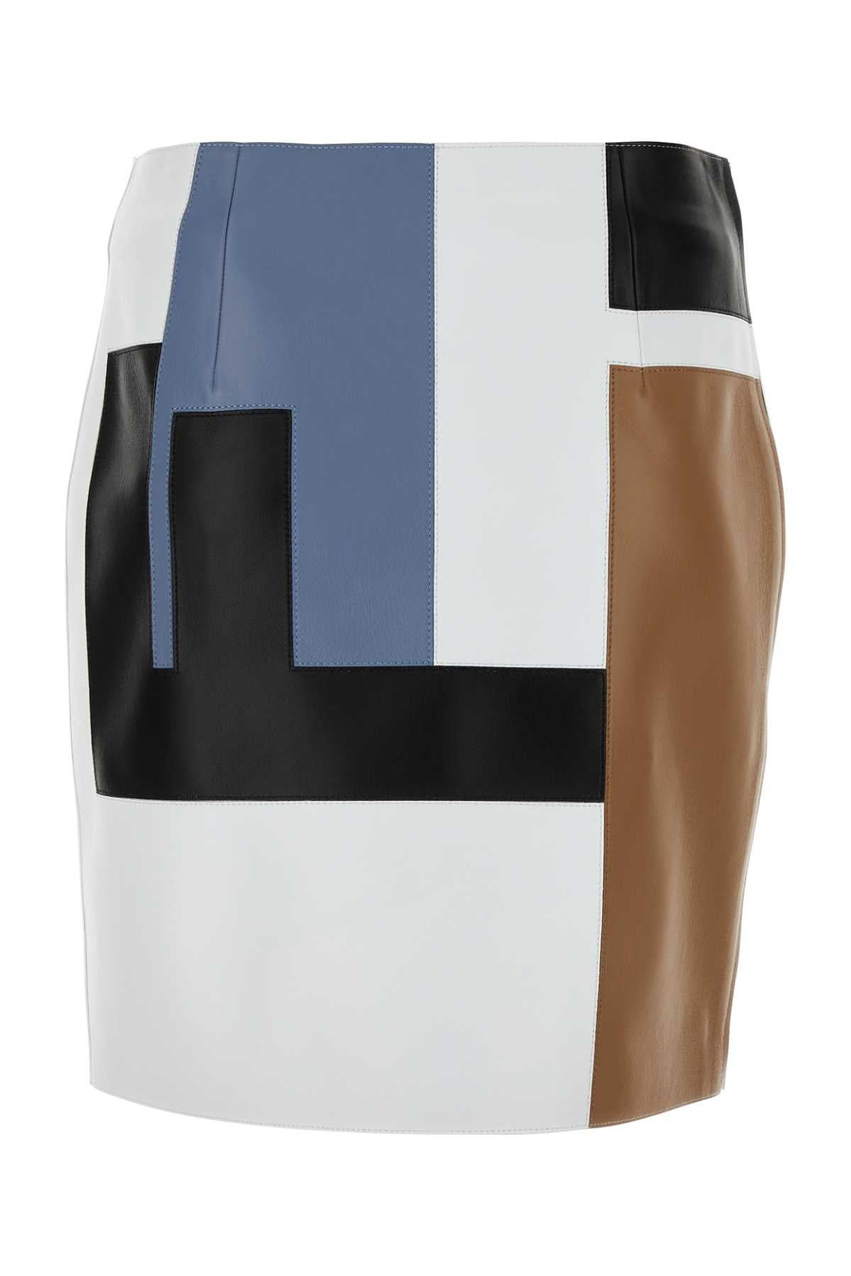 FENDI Chic Mini Leather Skirt for Women