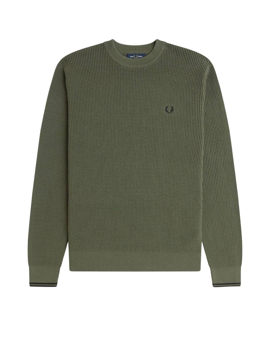 FRED PERRY Knit with Embossed Work for Men - FW25 Collection
