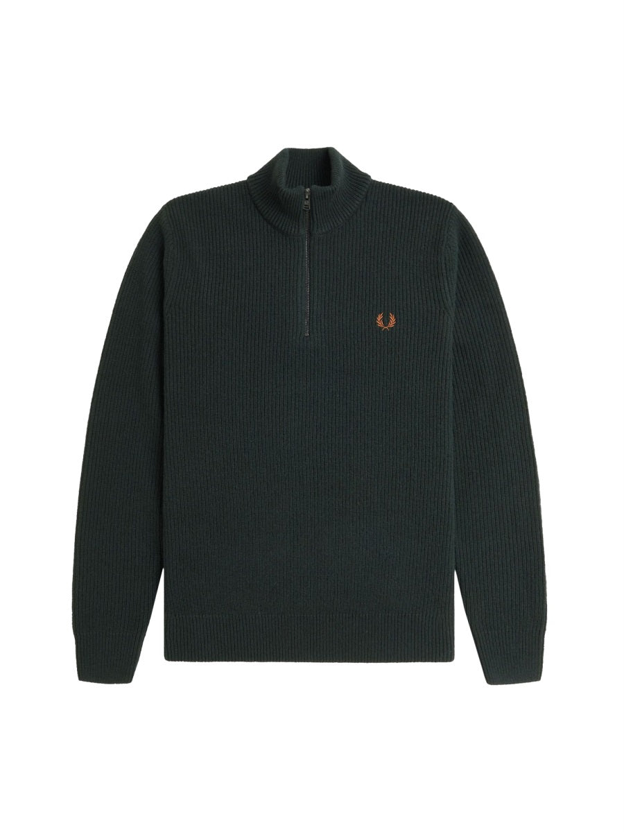 FRED PERRY Men's Zip-Up Shirt - Size L