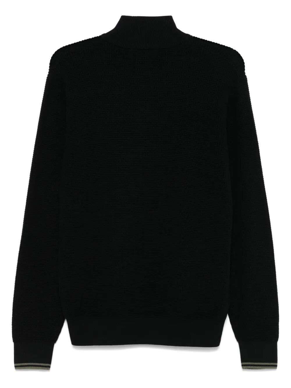 FRED PERRY Waffle Stitch Half Zip Jumper