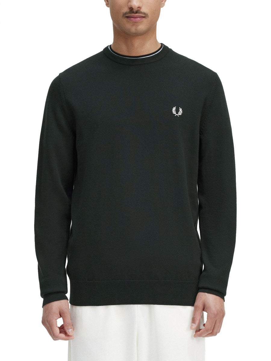 FRED PERRY Men's Regular Fit T-Shirt with Logo