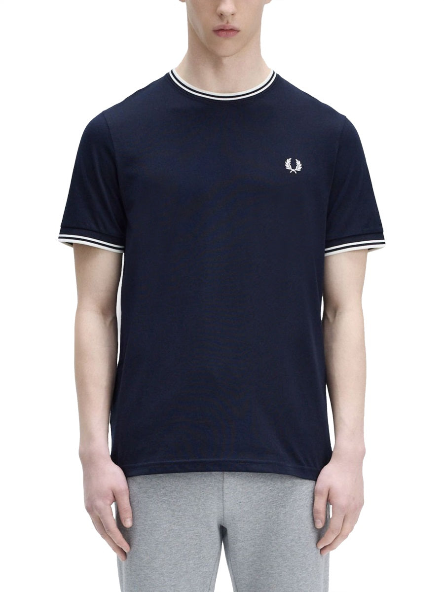 FRED PERRY Double Stripe T-Shirt for Men