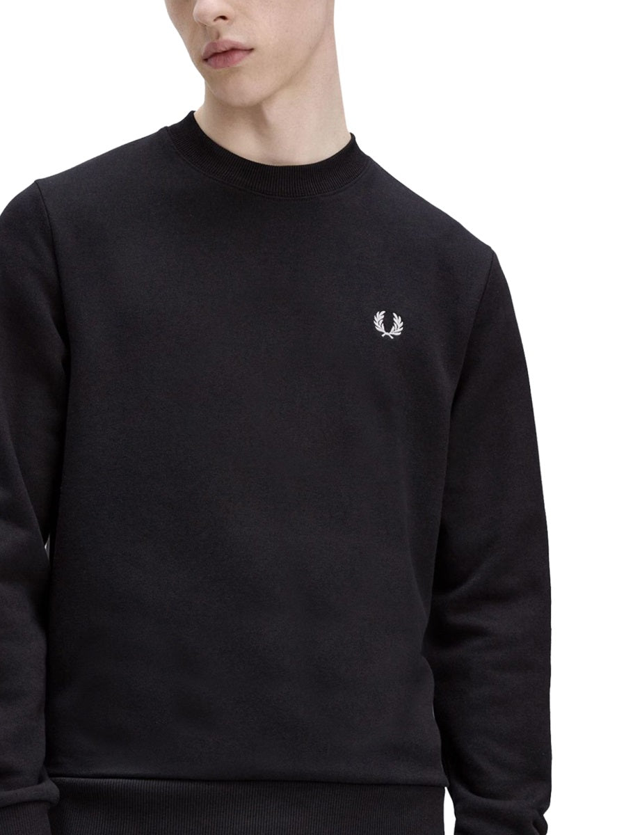 FRED PERRY Classic Logo Embroidered Sweatshirt