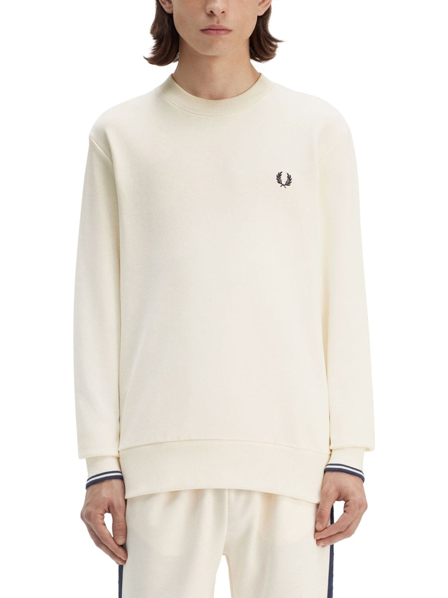 FRED PERRY Men's Logo Sweatshirt - Size M