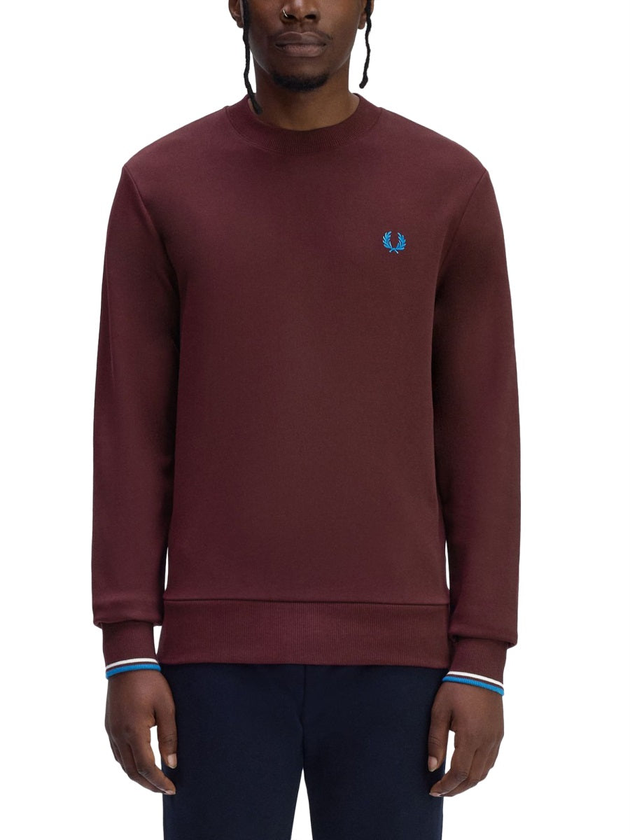 FRED PERRY Logo Sweatshirt for Men - Size L