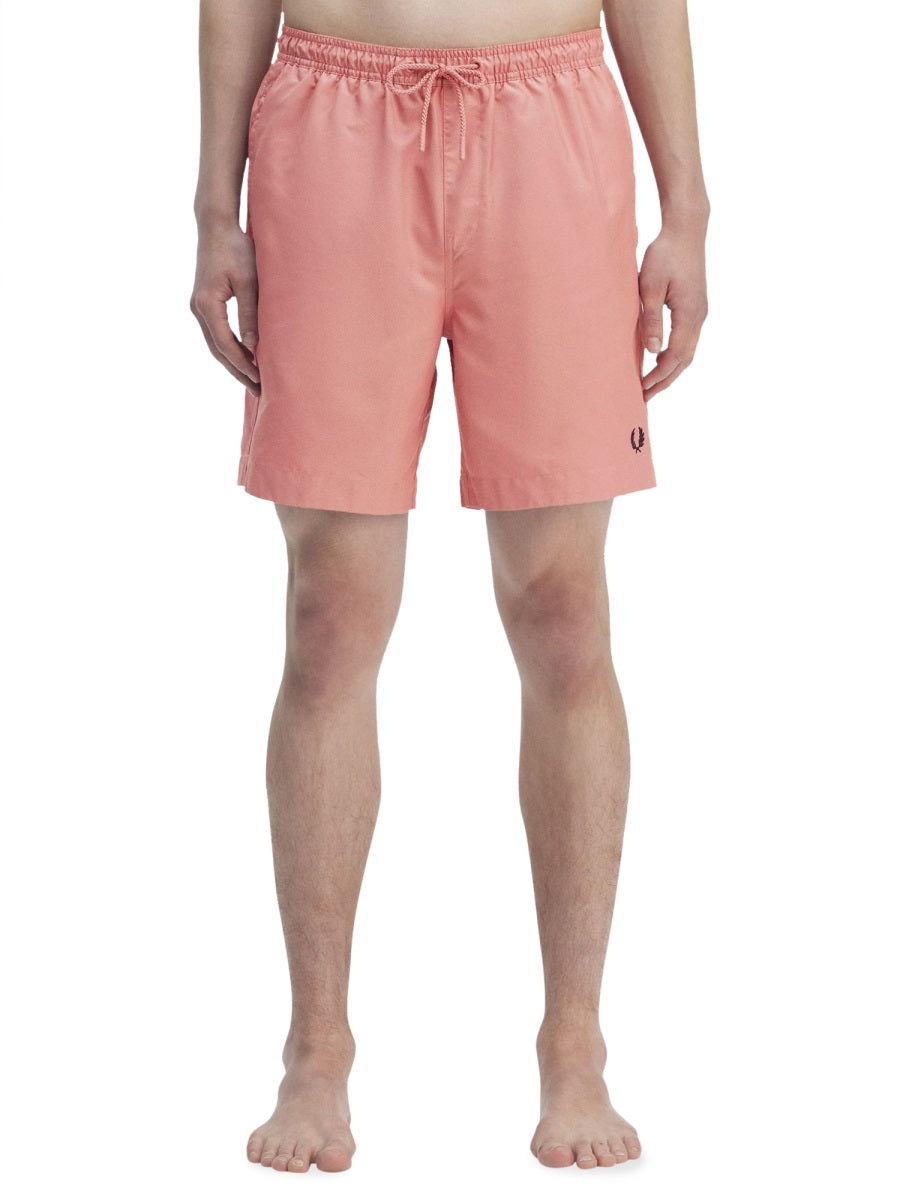 FRED PERRY Men's Mini Boxer Swim Trunks