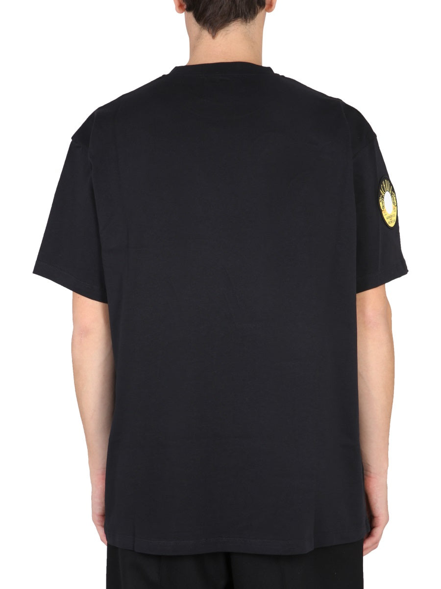 FRED PERRY RAF SIMONS Oversized T-Shirt with Patch - SS22 Collection