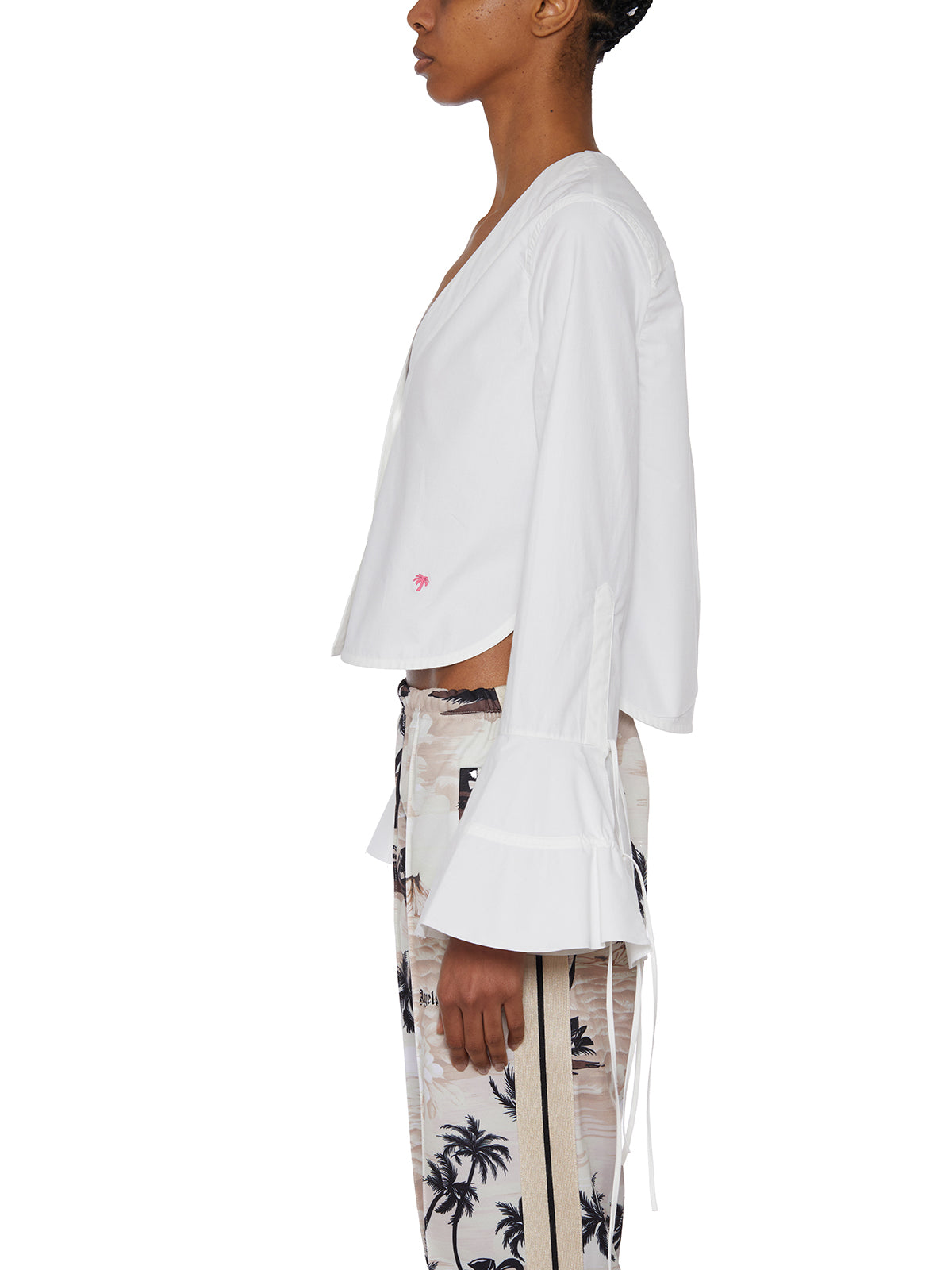 PALM ANGELS Cotton Button-Up Shirt for Women - Size 38