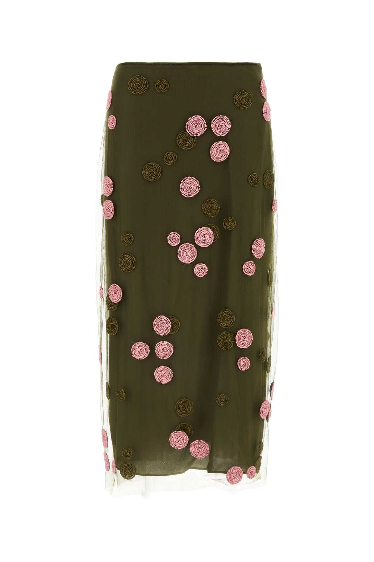 FENDI Tulle Mini Skirt