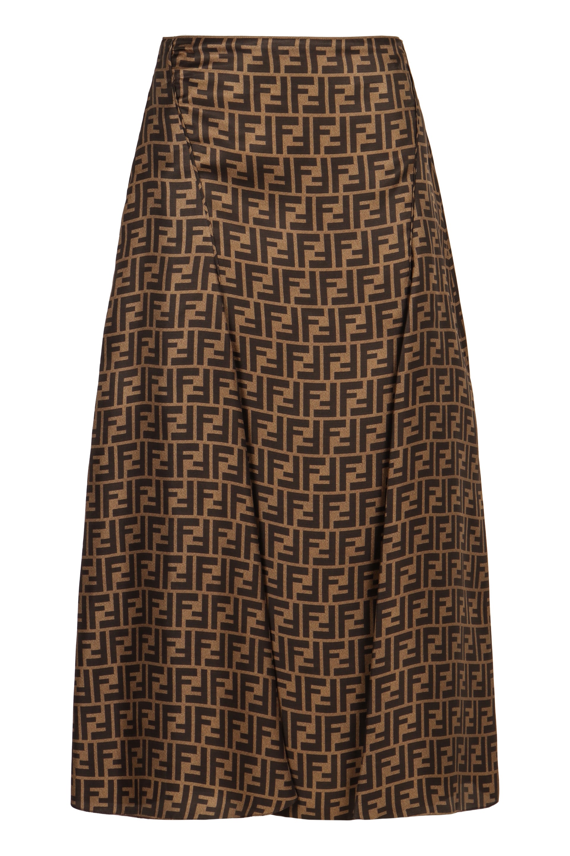 FENDI High-Waisted Twill Skirt