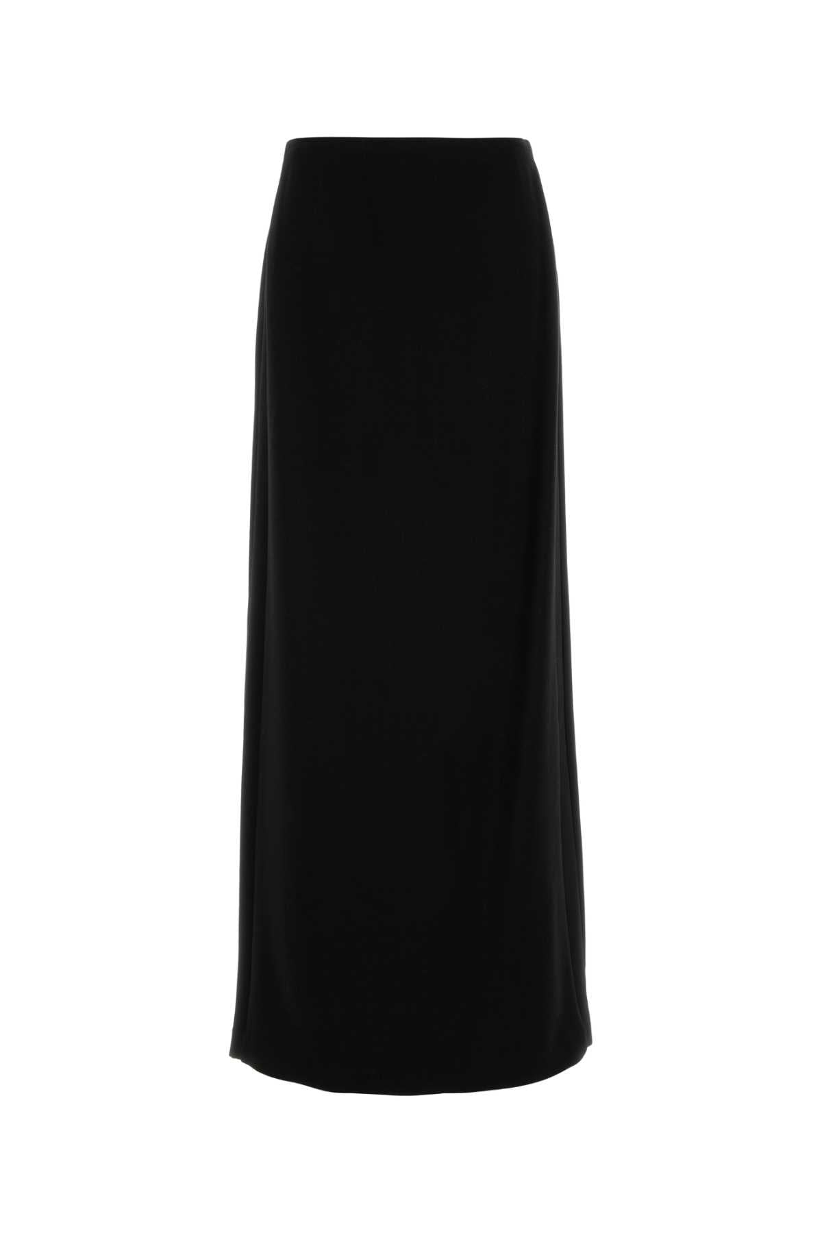 FENDI Feminine Stretch Cady Long Skirt