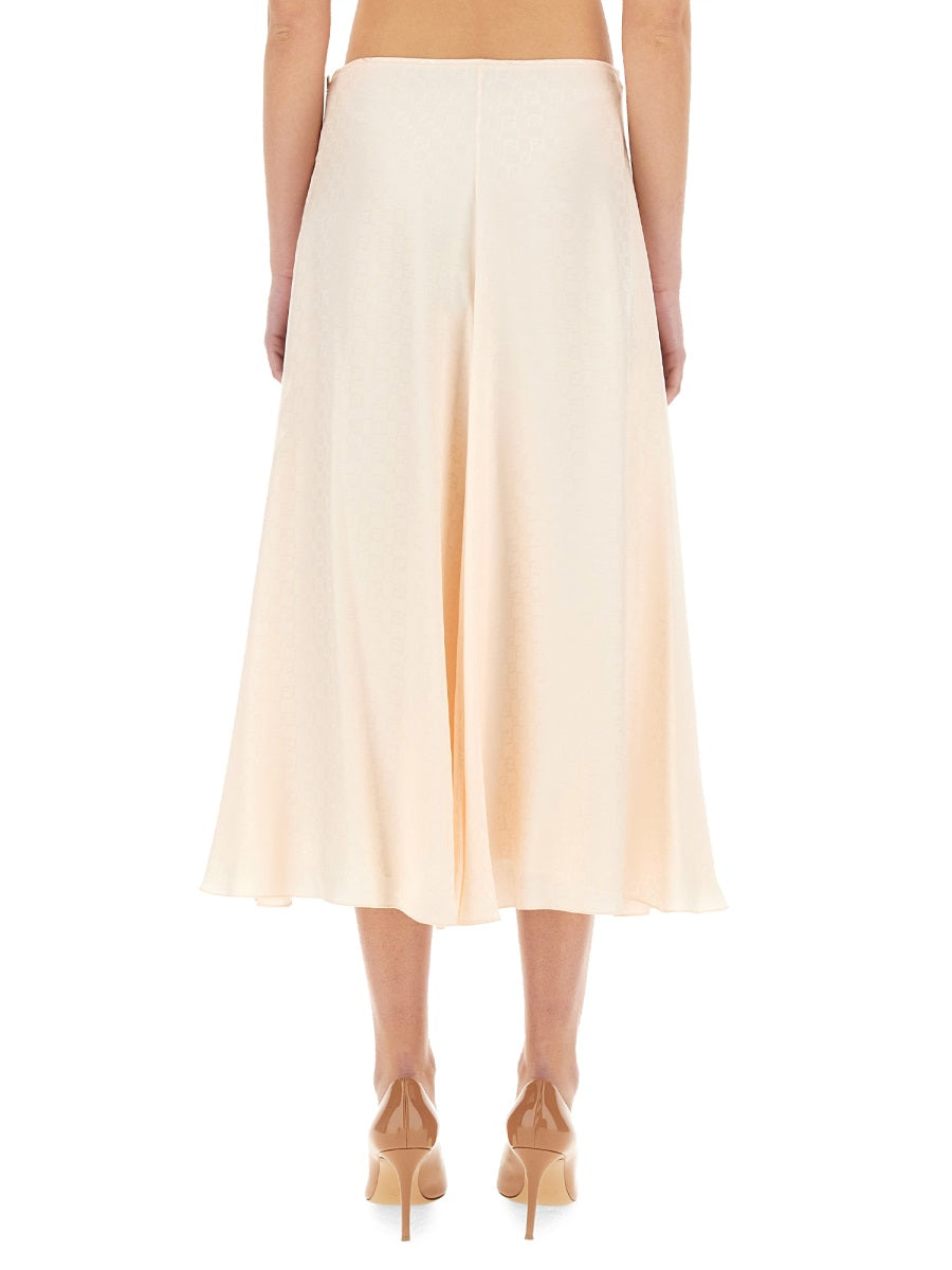 FENDI Chic 100% Silk Skirt for Women - SS25 Collection