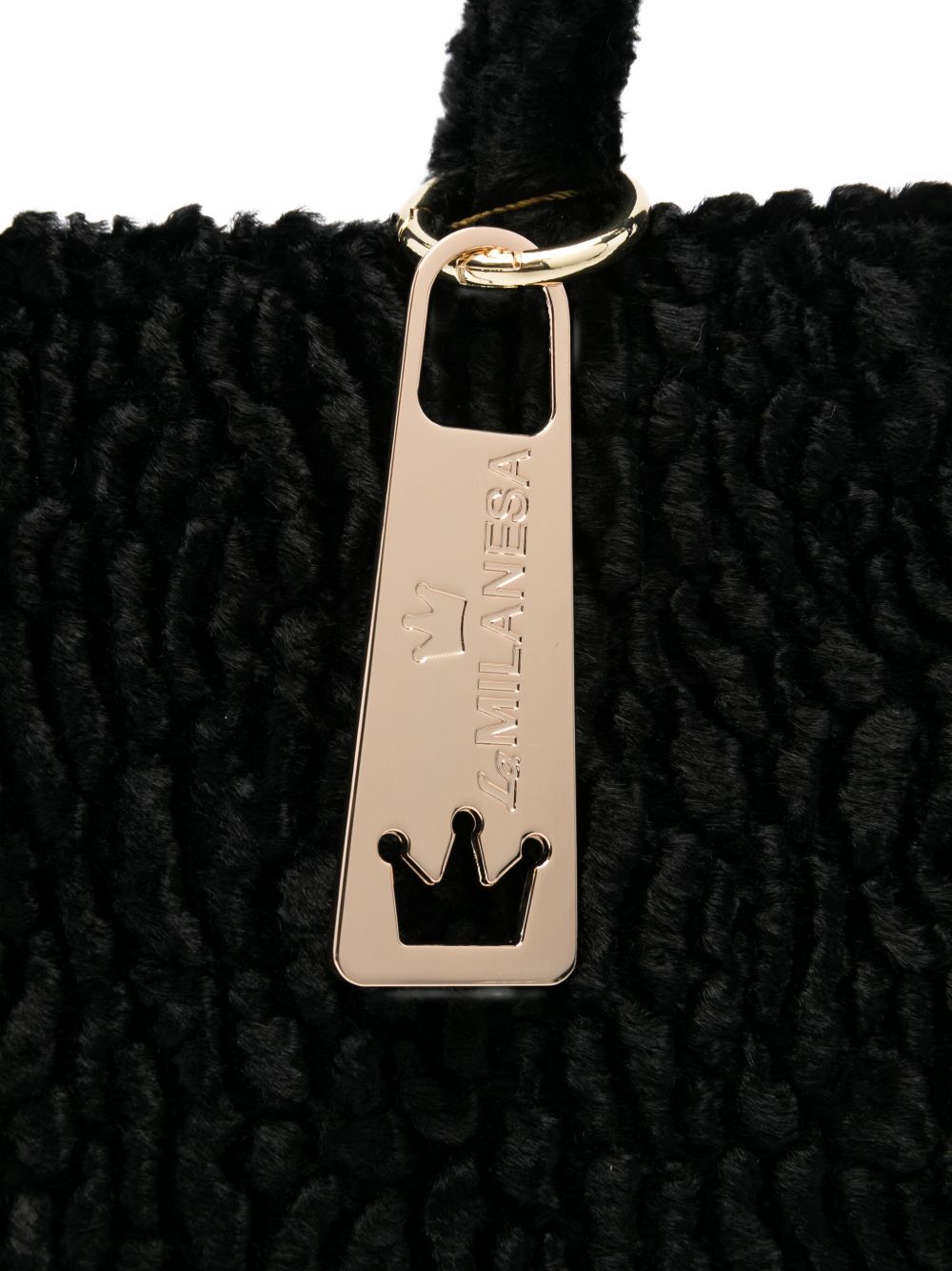 LA MILANESA Shopping Handbag with Top Handles - Rectangular Shape