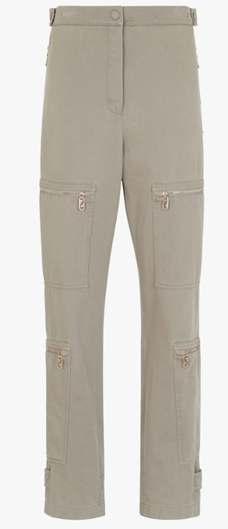 FENDI Cotton Trousers for Women - FW25 Collection