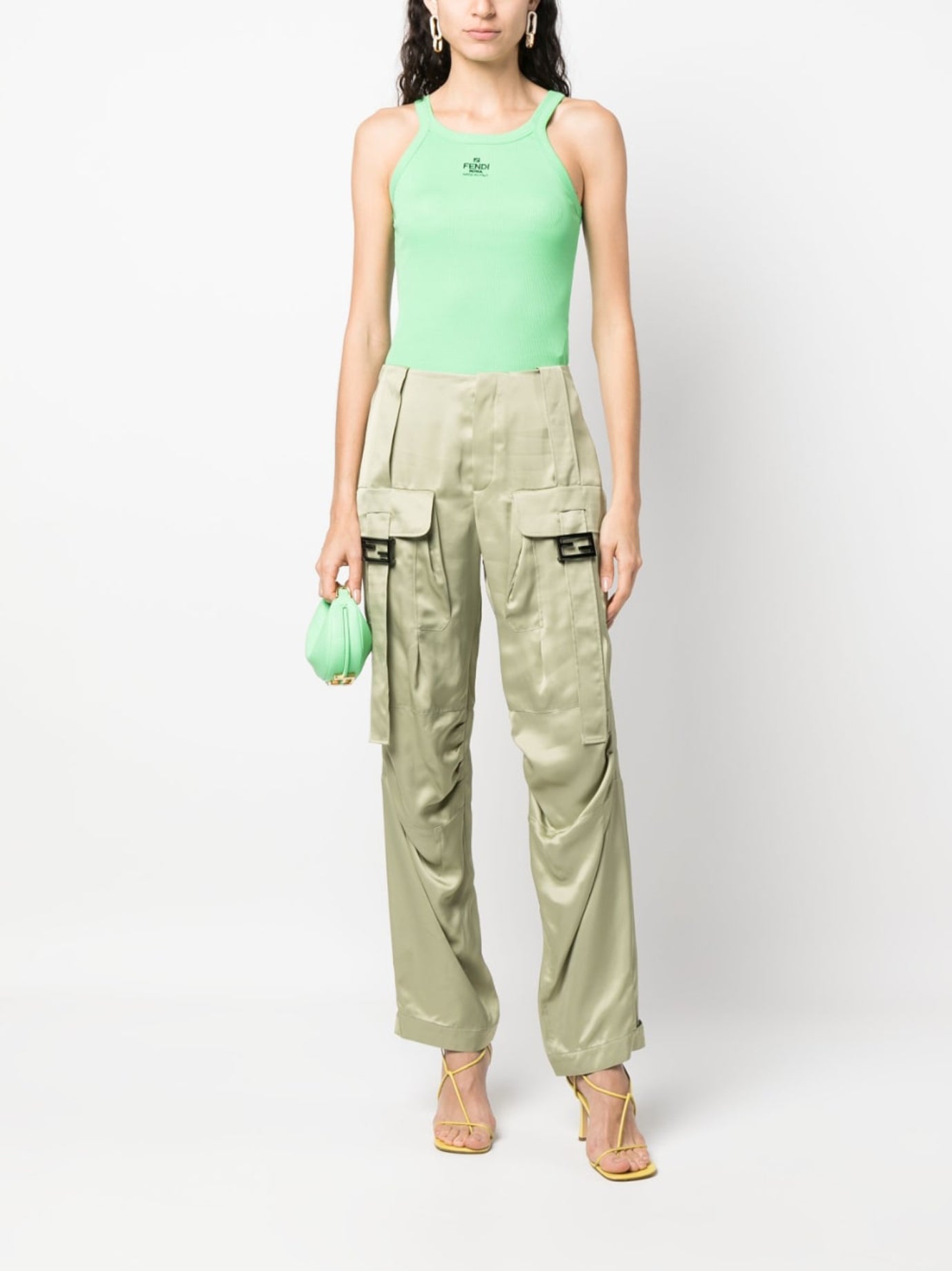 FENDI Viscose Trousers for Women - FW25 Collection