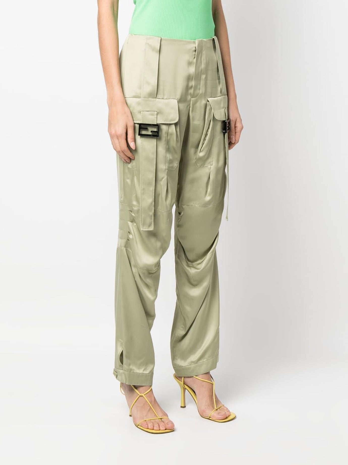 FENDI Viscose Trousers for Women - FW25 Collection