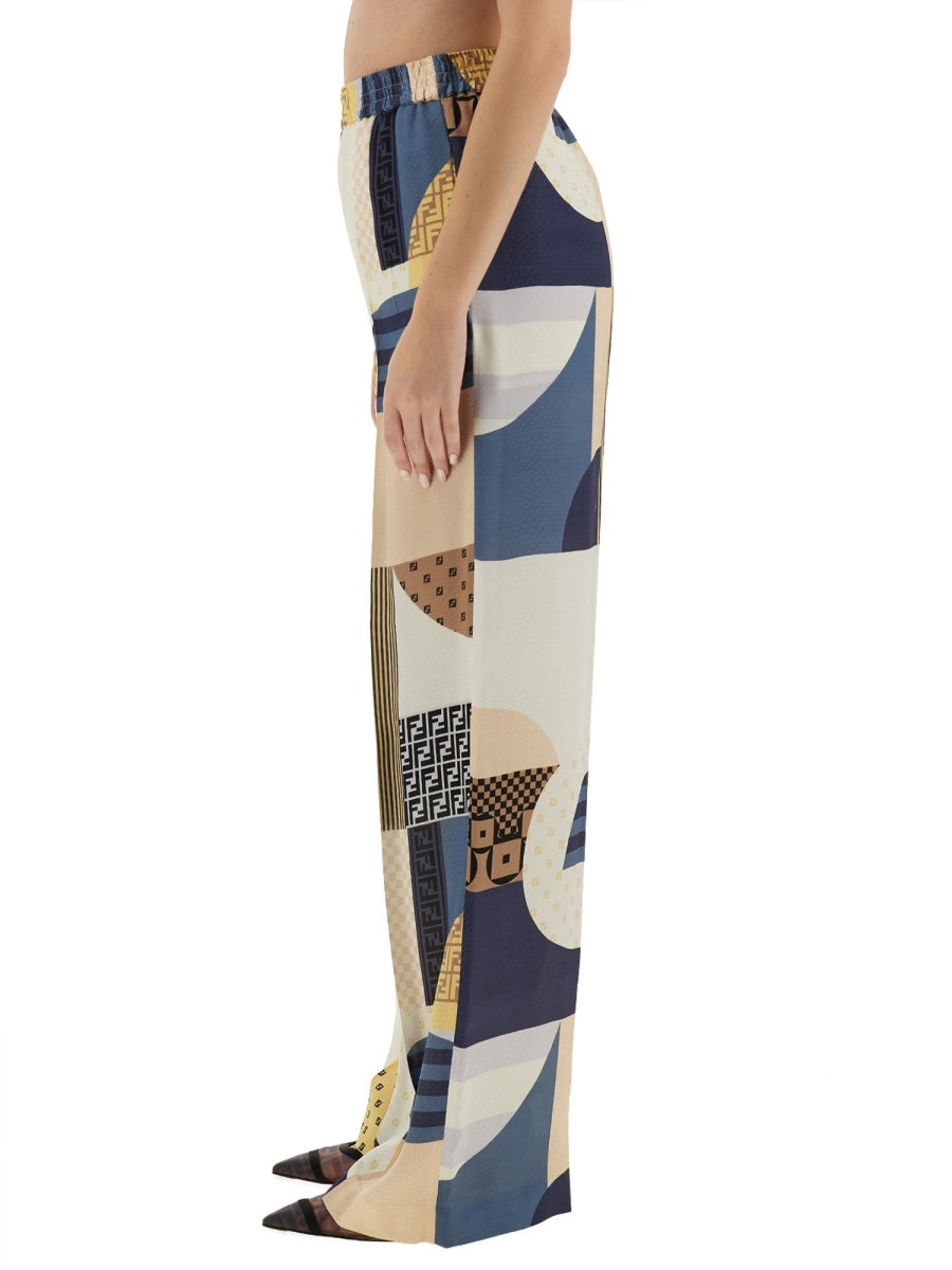 FENDI Silk Trousers for Women