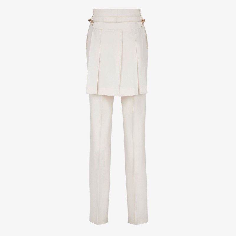 FENDI Wool Trousers for Women - FW23 Collection