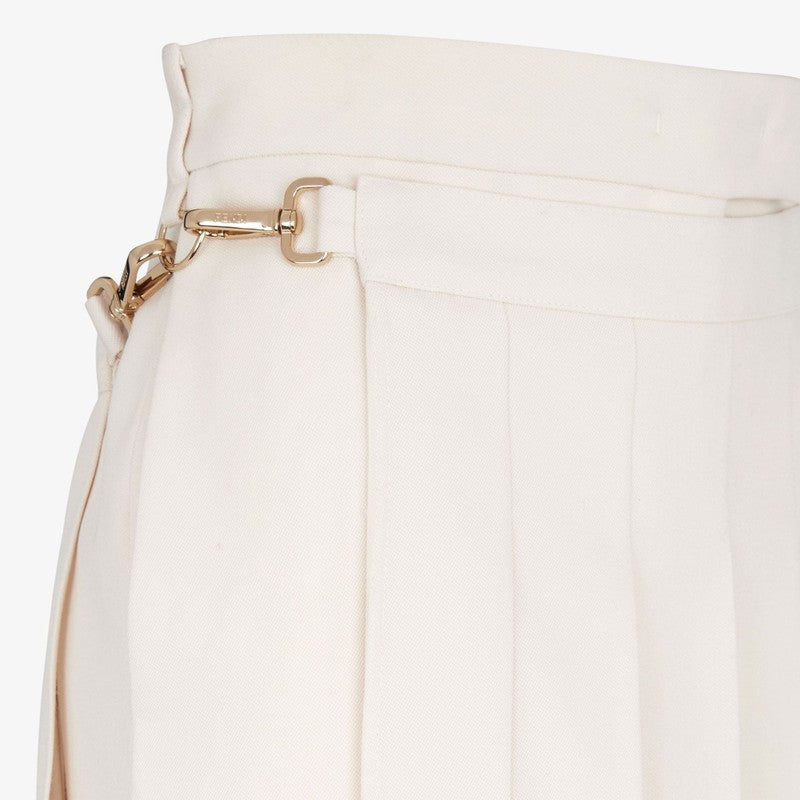 FENDI Wool Trousers for Women - FW23 Collection