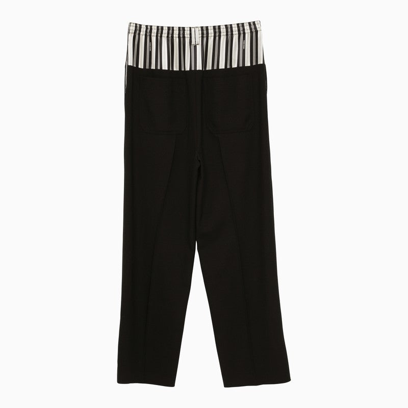 FENDI Wool Blend High-Waisted Pants