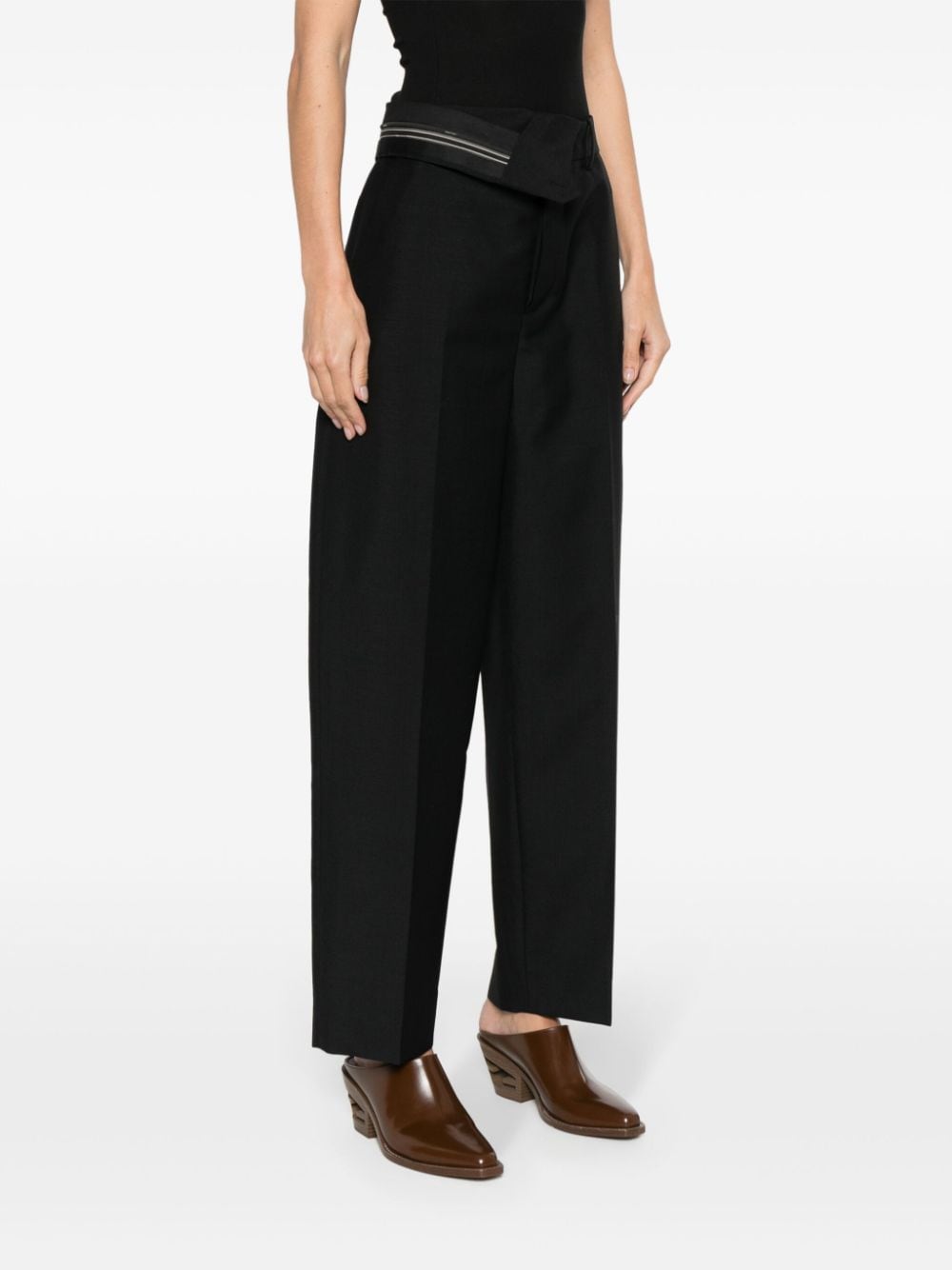 FENDI Chic Asymmetrical Waist Pants Size 40