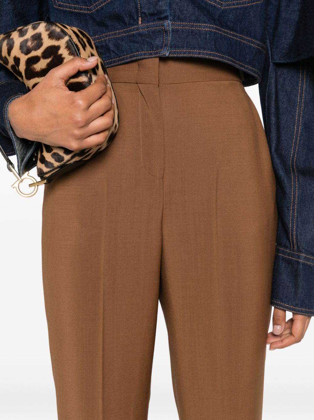 FENDI Straight Mohair Pants for Women - Season FW25