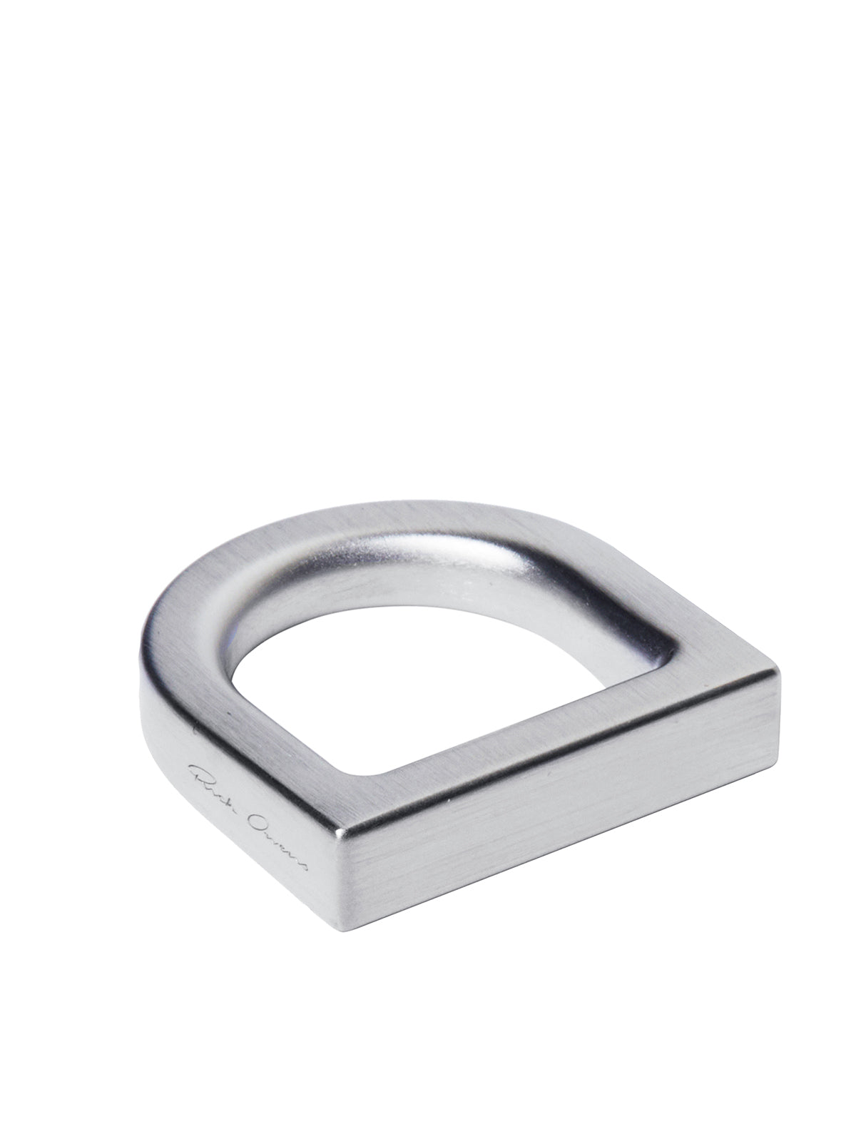 RICK OWENS Sterling Silver Dring Ring - Sizes S, M, L